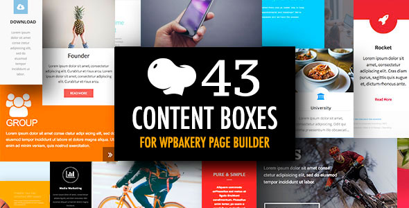 Content Boxes For WPBakery Page Builder Preview Wordpress Plugin - Rating, Reviews, Demo & Download