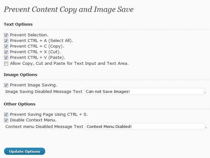 Content Copy Protection & Prevent Image Save Preview Wordpress Plugin - Rating, Reviews, Demo & Download