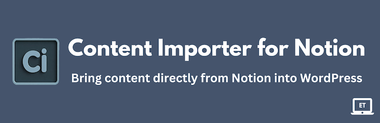 Content Importer For Notion Preview Wordpress Plugin - Rating, Reviews, Demo & Download