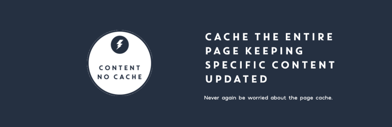 Content No Cache Preview Wordpress Plugin - Rating, Reviews, Demo & Download