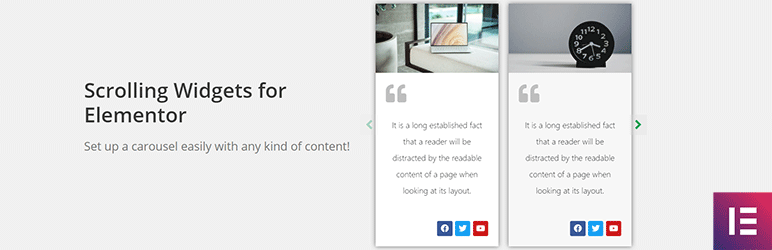 Content Slider For The Elementor Page Builder Preview Wordpress Plugin - Rating, Reviews, Demo & Download