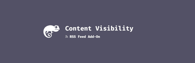 Content Visibility RSS Feed Preview Wordpress Plugin - Rating, Reviews, Demo & Download