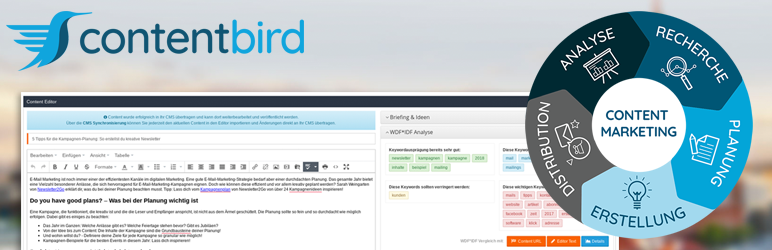Contentbird CMS Integration Preview Wordpress Plugin - Rating, Reviews, Demo & Download