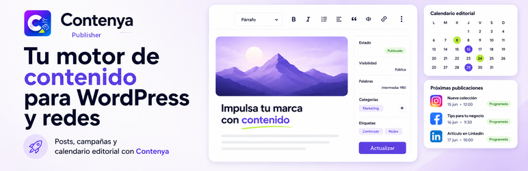 Contenya Publisher Preview Wordpress Plugin - Rating, Reviews, Demo & Download
