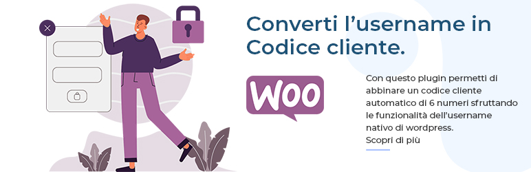Convert Username To Customer Code For Woocommerce Preview Wordpress Plugin - Rating, Reviews, Demo & Download