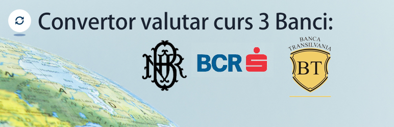 Convertor Valutar Curs 3 Banci: BNR, BCR Si BT Preview Wordpress Plugin - Rating, Reviews, Demo & Download