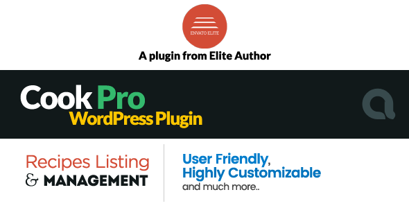 Cook Pro – Recipe Listing WordPress Plugin Preview - Rating, Reviews, Demo & Download
