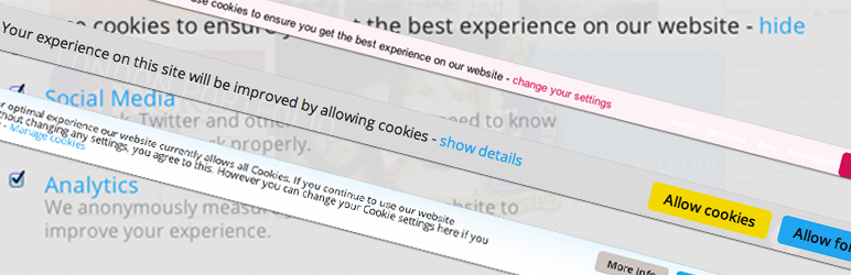 Cookie Confirm Preview Wordpress Plugin - Rating, Reviews, Demo & Download
