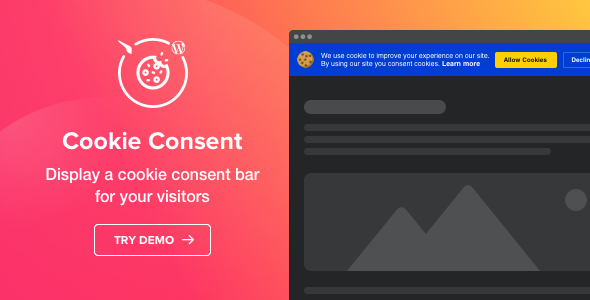 Cookie Consent – WordPress Cookie Plugin Preview - Rating, Reviews, Demo & Download