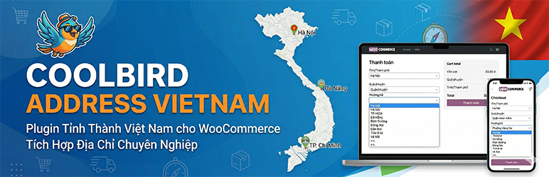 Coolbird Vietnam Address For WooCommerce Preview Wordpress Plugin - Rating, Reviews, Demo & Download