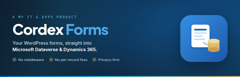 Cordex Forms Preview Wordpress Plugin - Rating, Reviews, Demo & Download