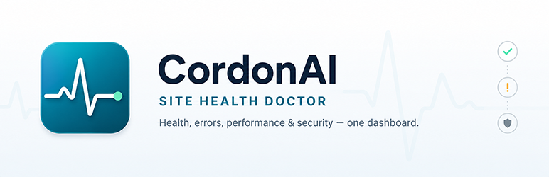 CordonAI Site Health Doctor Preview Wordpress Plugin - Rating, Reviews, Demo & Download