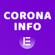Corona Live Info: Addon For Elementor WordPress Plugin