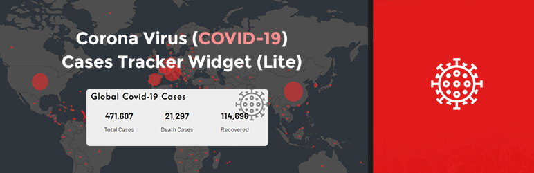 Coronavirus (COVID-19) Outbreak Data Widgets Preview Wordpress Plugin - Rating, Reviews, Demo & Download