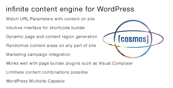 [ Cosmos ] Infinite Content Engine Plugin for Wordpress Preview - Rating, Reviews, Demo & Download