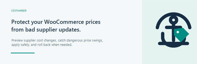 CostHarbor Supplier Updates For WooCommerce Preview Wordpress Plugin - Rating, Reviews, Demo & Download