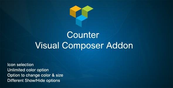 Counter Visual Composer Addon Preview Wordpress Plugin - Rating, Reviews, Demo & Download