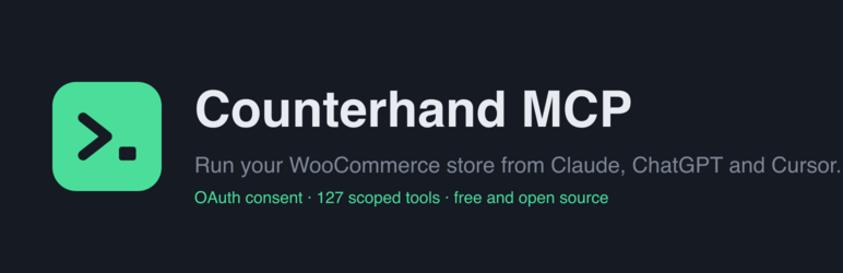 Counterhand MCP For WooCommerce Preview Wordpress Plugin - Rating, Reviews, Demo & Download