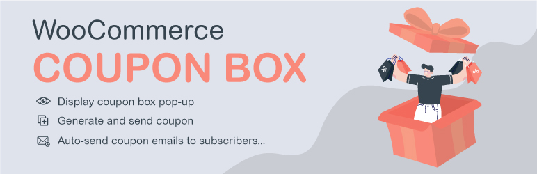 Coupon Box For WooCommerce Preview Wordpress Plugin - Rating, Reviews, Demo & Download