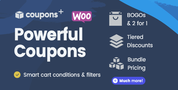 Coupons + | Advanced WooCommerce Coupons Plugin Preview - Rating, Reviews, Demo & Download