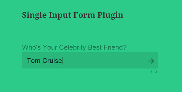 CPS Single Input Form Preview Wordpress Plugin - Rating, Reviews, Demo & Download