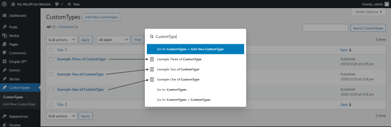 CPT Commands Preview Wordpress Plugin - Rating, Reviews, Demo & Download