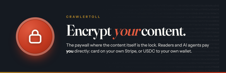 CrawlerToll Preview Wordpress Plugin - Rating, Reviews, Demo & Download