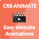 Cre-animate – Onscroll Animations WordPress Plugin