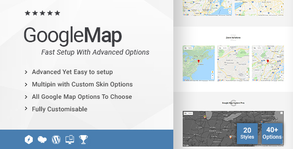 Creative Google Maps Addon For WPBakery Page Builder Preview Wordpress Plugin - Rating, Reviews, Demo & Download