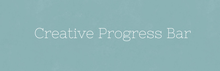 Creative Progress Bar Preview Wordpress Plugin - Rating, Reviews, Demo & Download