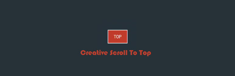 Creative Scroll To Top Preview Wordpress Plugin - Rating, Reviews, Demo & Download