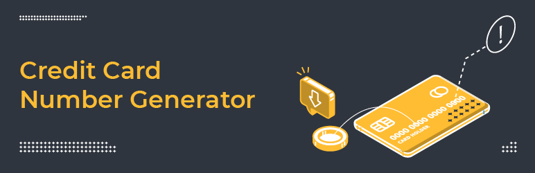 Credit Card Number Generator Preview Wordpress Plugin - Rating, Reviews, Demo & Download