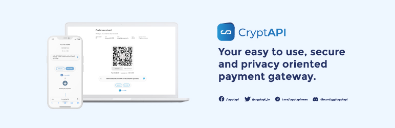 CryptAPI Payment Gateway For WooCommerce Preview Wordpress Plugin - Rating, Reviews, Demo & Download