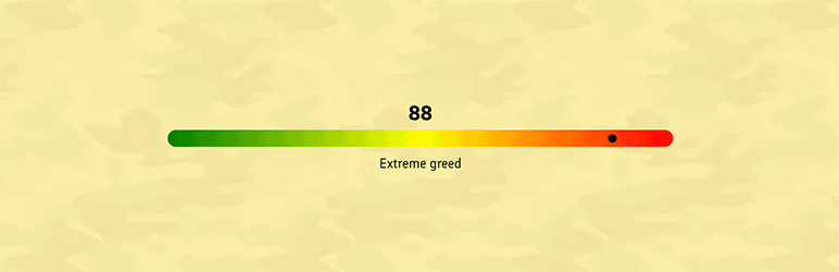 Crypto Fear And Greed Index Preview Wordpress Plugin - Rating, Reviews, Demo & Download