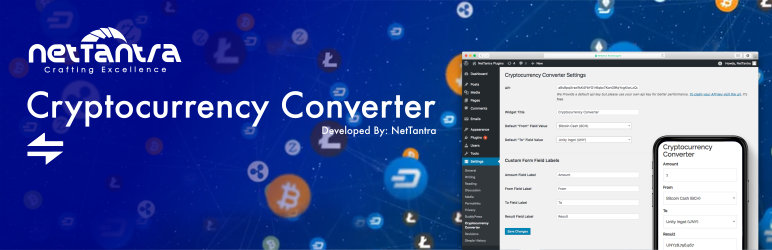 Cryptocurrency Converter Preview Wordpress Plugin - Rating, Reviews, Demo & Download