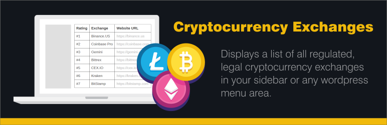 Cryptocurrency Exchanges Preview Wordpress Plugin - Rating, Reviews, Demo & Download