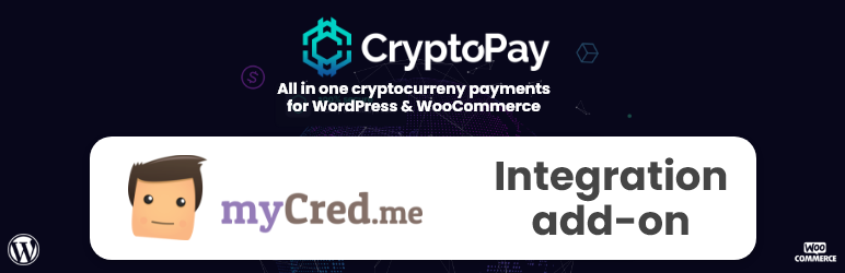 Cryptocurrency Payment Gateway And Withdrawal For MyCred By CryptoPay Preview Wordpress Plugin - Rating, Reviews, Demo & Download