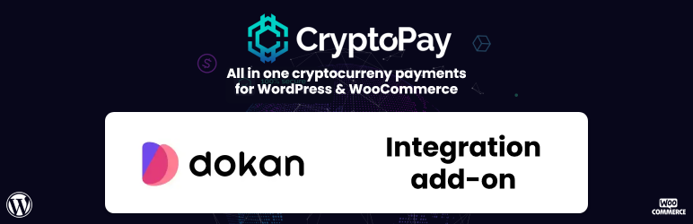 Cryptocurrency Payment Withdrawal Method For Dokan By CryptoPay Preview Wordpress Plugin - Rating, Reviews, Demo & Download