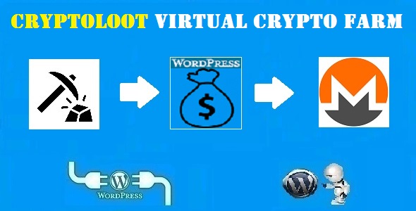 CryptoLoot Virtual Crypto Farm Plugin For WordPress Preview - Rating, Reviews, Demo & Download