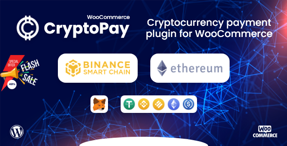 CryptoPay WooCommerce – Cryptocurrency Payment Plugin Preview - Rating, Reviews, Demo & Download