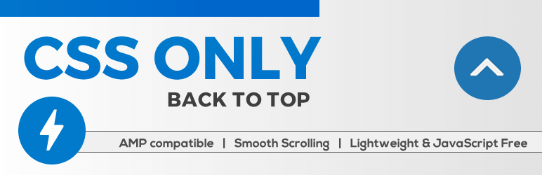 CSS Only Back To Top Preview Wordpress Plugin - Rating, Reviews, Demo & Download