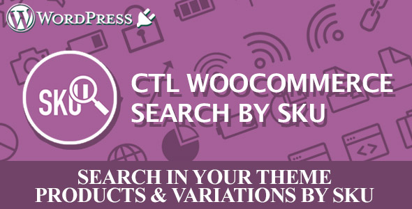 CTL Woocommerce Search By SKU Preview Wordpress Plugin - Rating, Reviews, Demo & Download
