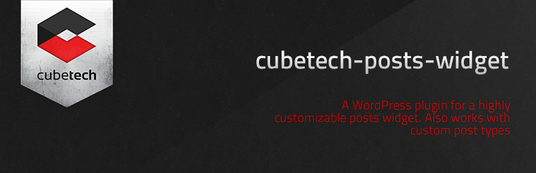 Cubetech-posts-widget Preview Wordpress Plugin - Rating, Reviews, Demo & Download