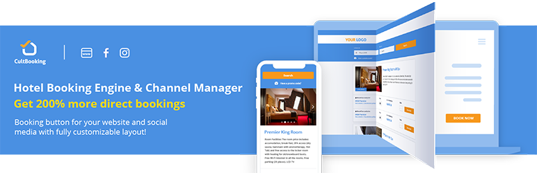 CultBooking Hotel Booking Engine & Channel Manager Preview Wordpress Plugin - Rating, Reviews, Demo & Download