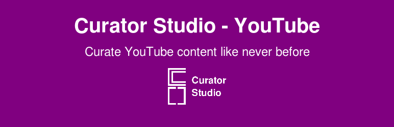 Curator Studio – YouTube – Show Videos From Channels, Playlists And More Preview Wordpress Plugin - Rating, Reviews, Demo & Download
