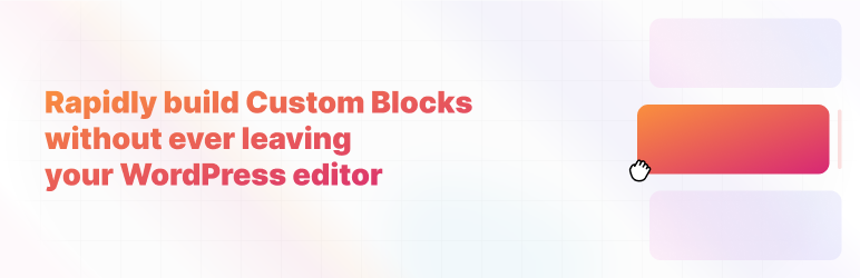 Custom Block Builder – Lazy Blocks Preview Wordpress Plugin - Rating, Reviews, Demo & Download