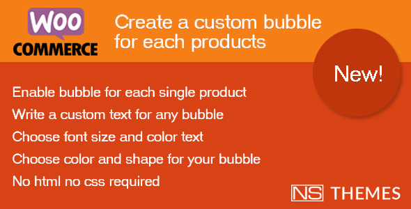 Custom Bubble For WooCommerce Preview Wordpress Plugin - Rating, Reviews, Demo & Download