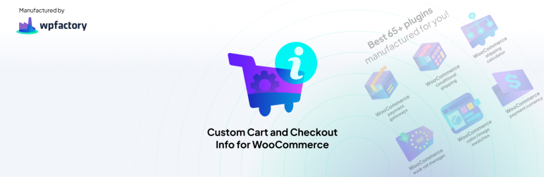 Custom Cart And Checkout Info For WooCommerce Preview Wordpress Plugin - Rating, Reviews, Demo & Download