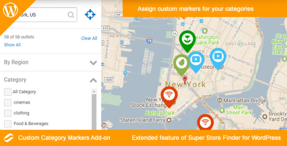 Custom Category Markers Add-on Plugin for Wordpress Preview - Rating, Reviews, Demo & Download
