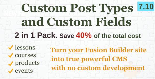 Custom Content Pack For Fusion Builder Preview Wordpress Plugin - Rating, Reviews, Demo & Download